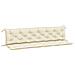Cuscini Panca Giardino 2pz Bianco Crema 200x50x7 Tessuto Oxford - Foto miniatura 2