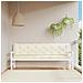 Cuscini Panca Giardino 2pz Bianco Crema 200x50x7 Tessuto Oxford - Foto miniatura 1