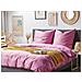 Set Copripiumino In Cotone Satinato 155 X 220 Cm Rosa Harmonridge - Foto miniatura 1