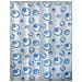 Tenda Doccia Orbita Pvc 180x200 Azzurro - Foto miniatura 1