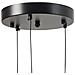 Lampadario A Led Ankobra Metallo Nero - Foto miniatura 5
