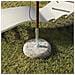 Base 35 Kg In Cemento E Ghiaia Per Ombrelloni A Palo Centrale - Foto miniatura 2