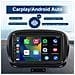 Autoradio 2 Din Per Fiat 500x (2014-2020) Android 13 (6g+128gb) 9 Pollici Car Radio Con Carplay Android Auto 4g Sim Bluetooth Comandi Al Volante Gps Navigazione - Foto miniatura 8