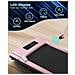 Tapis Roulant Elettrico, Rattatree Walking Pad, 2 In 1 Tapis Roulant Sotto La Scrivania, 1-10 Km/h Walking Pad, Display A Lcd, Nessuna Installazione, Rose - Foto miniatura 2