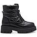 Black Casual Closed Booties Stivaletti Sintetico E Tessile Scarpe Donna Nero Eu 38, 1-26441-41 001 - Foto miniatura 2