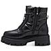 Black Casual Closed Booties Stivaletti Sintetico E Tessile Scarpe Donna Nero Eu 38, 1-26441-41 001 - Foto miniatura 3