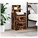 Comodini con 2 Cassetti 2 pz Rovere Fumo 38x34x80 cm - Foto miniatura 1