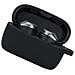 Custodia Protettiva Per Jabra Elite 75t Con Portachiavi - Cover Morbida Antiurto Black - Foto miniatura 2