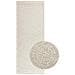 Tappeto Zizur Crema 80x200 Cm Aspetto Iuta Interni Ed Esterni - Foto miniatura 1