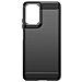 Custodia B-case Tpu Silicone Cover Case Per Motorola Edge 50 Fusion Carbon Metal Black - Foto miniatura 2