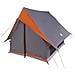 Tenda da campeggio a forma di A per 3 persone grigia e arancione impermeabile - Foto miniatura 1