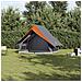 Tenda da campeggio a forma di A per 3 persone grigia e arancione impermeabile - Foto miniatura 2
