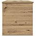 Scatola di stoccaggio  con coperchio Rovere Artigianale 100x42x46 cm Legno ingegnerizzato - Foto miniatura 7