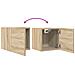 Mobili Porta Tv A Parete 4pz Rovere Sonoma 30,5x30x30 Cm - Foto miniatura 6