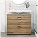 Mobile da Bagno rovere artigianale 76.5 x 35 x 64 cm - Foto miniatura 4