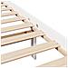 Letto senza Materasso Bianco 120x200 cm Legno Massello di Pino - Foto miniatura 9