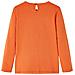 Maglietta da Bambina a Maniche Lunghe Arancione Bruciato 116 - Foto miniatura 2