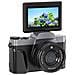 Fotocamera Reflex Digitale Hd Domestica Con Schermo Ribaltabile E Stabilizzazione Dell'immagine - Foto miniatura 1