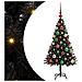 Albero di Natale con 150 LED con supporto Nero 120 cm PVC - Foto miniatura 1