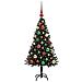 Albero di Natale con 150 LED con supporto Nero 120 cm PVC - Foto miniatura 3