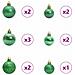 Albero di Natale con 150 LED con supporto Nero 120 cm PVC - Foto miniatura 5