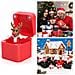 Scatola Regalo A Sorpresa Con Renna Di Natale Agitante - Scherzo Divertente Per Adulti - Foto miniatura 2