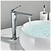 Rubinetto per lavabo da bagno, Blackswan, tipo M202, modello alto cromato, misura 28 cm - Foto miniatura 4