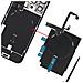Nappe Antenna Nfc + Ricarica Induzione Di Sostituzione Per Iphone 16 Pro Max - Foto miniatura 2