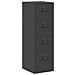 Armadio per File con cassetto 2 pcs Nero 44 x 50 x 106.5 cm - Foto miniatura 1