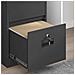 Armadio per File con cassetto 2 pcs Nero 44 x 50 x 106.5 cm - Foto miniatura 5