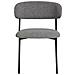 Set Di 2 Sedie Mira-grigio-tessuto-59x55x79,5 Cm - Foto miniatura 2