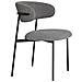 Set Di 2 Sedie Mira-grigio-tessuto-59x55x79,5 Cm - Foto miniatura 3