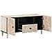 Mobile TV Bianco 105 x 33,5 x 46 cm Legno di mango massello - Foto miniatura 2