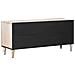 Mobile TV Bianco 105 x 33,5 x 46 cm Legno di mango massello - Foto miniatura 5