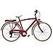 Bici Uomo Telaio Alluminio Linea Cottage Misura 28 Bicicletta Cambio 6v City Bike Vintage Completa Di Accessori Finiture Panna - 57 Rosso Opaco - Foto miniatura 1