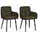 Sedie da pranzo 2 pcs Pelle Scamosciata Sintetica 59x56,5x85cm - Foto miniatura 1