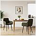 Sedie da pranzo 2 pcs Pelle Scamosciata Sintetica 59x56,5x85cm - Foto miniatura 2