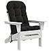 Cuscino per Lounger Sole PUTTEN 100% Poliestere Nero - Foto miniatura 2