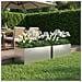 Vaso da giardino 2 pz Argento 40 x 20 x 20 cm Acciaio zincato - Foto miniatura 2