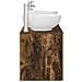 Set di mobili per il bagno 3 pz Rovere Fumo 49,5 x 44,5 x 65 cm - Foto miniatura 7