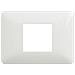 Matix - Placca 2 Posti Centrati Bianco - Foto miniatura 2
