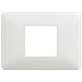 Matix - Placca 2 Posti Centrati Bianco - Foto miniatura 3