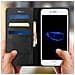 Custodia Portafoglio Vintage In Pelle Per Apple Iphone 7 Plus E 8 Plus - Nera - Foto miniatura 6