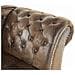 Chaise Longue Vintage Destra In Pelle Sintetica Marrone Nimes - Foto miniatura 27