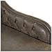 Chaise Longue Vintage Destra In Pelle Sintetica Marrone Nimes - Foto miniatura 31