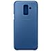 Custodia Cover Flip Case Originale Samsung Ef-wa605 Blu Per Galaxy A6 Plus 2018 - Foto miniatura 13