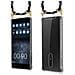 Catena Di Telefoni Cellulari Compatibile Con Nokia 5 2017 In Nero Argento - Coperchio Protettivo In Silicone Con Anelli D'oro, Cinturino In Corda E Custodia Staccabile - Foto miniatura 2