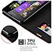 Custodia Compatibile Con Nokia Lumia 540 In Marrone Cappuccino - Coperchio Protettiva Con Chiusura Magnetica, Funzione Stand E Tasca Per Le Carte - Foto miniatura 6