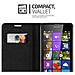 Custodia Compatibile Con Nokia Lumia 540 In Marrone Cappuccino - Coperchio Protettiva Con Chiusura Magnetica, Funzione Stand E Tasca Per Le Carte - Foto miniatura 9