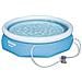 Bestway Fast Set 57270 Piscina Fuori Terra Piscina Gonfiabile Piscina Rotonda 3638 L Blu - Foto miniatura 3